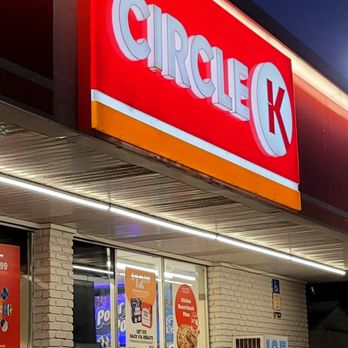 Circle K - the front of the store at night - Convenience Stores Near Me - St. Augustine, Florida