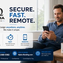 Alpha Bonding - Secure.  Fast. Remote cosigning.