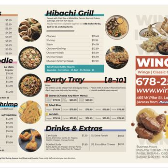 Wing Chef - Menu - Chinese Near Me - Lawrenceville, Georgia
