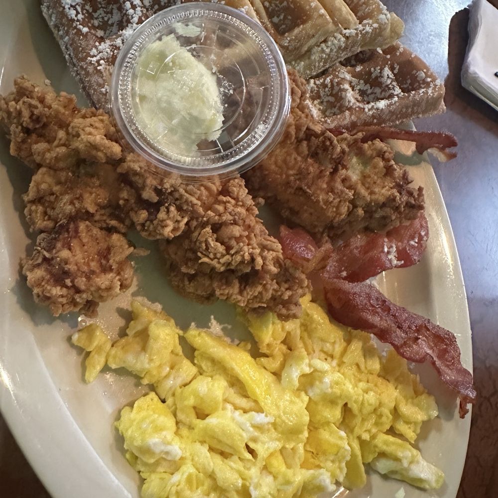 Mom's Chicken and Waffles - Mom n pop special - New American Near Me - San Diego, California