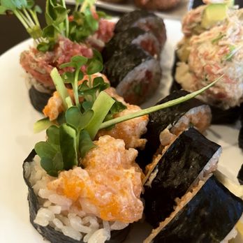 Shibuya - Salmon Onion Roll - Sushi Bars Near Me - Calabasas, California Shibuya - Salmon Onion Roll - Sushi Bars Near Me - Calabasas, California