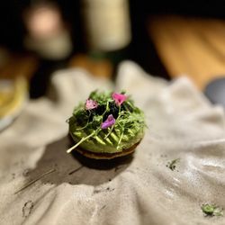 Kin Toh - Deconstructed Empanada with Tobiko (not beluga caviar as menu says)