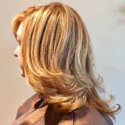 Creations Salon - Cut blowdry and color by Kathleen.