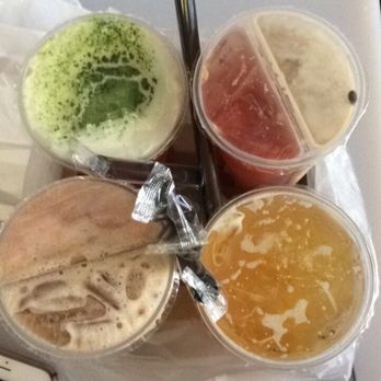 Pekoe - Two regular drinks, two split drinks. Don't be afraid to separate the two portioned split drinks! - Coffee & Tea Near Me - San Jose, California Pekoe - Two regular drinks, two split drinks. Don't be afraid to separate the two portioned split drinks! - Coffee & Tea Near Me - San Jose, California