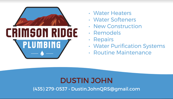 Crimson Ridge Plumbing Logo
