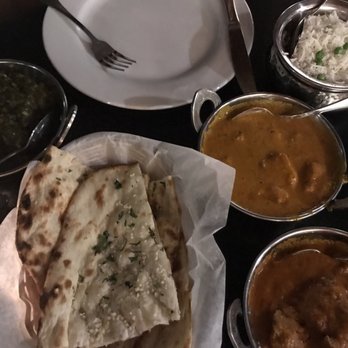 BASANTI - Garlic naan, lamb rogan Josh, saag paneer, chicken tikka masala - Indian Near Me - San Juan Capistrano, California BASANTI - Garlic naan, lamb rogan Josh, saag paneer, chicken tikka masala - Indian Near Me - San Juan Capistrano, California