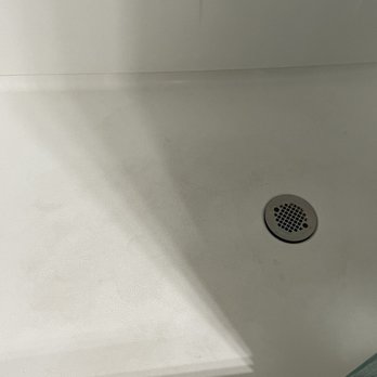 Ez Bee Cleaning - Dirty shower floor still after cleaner spent 90 minutes in here. - Home Cleaning Near Me Ez Bee Cleaning - Dirty shower floor still after cleaner spent 90 minutes in here. - Home Cleaning Near Me