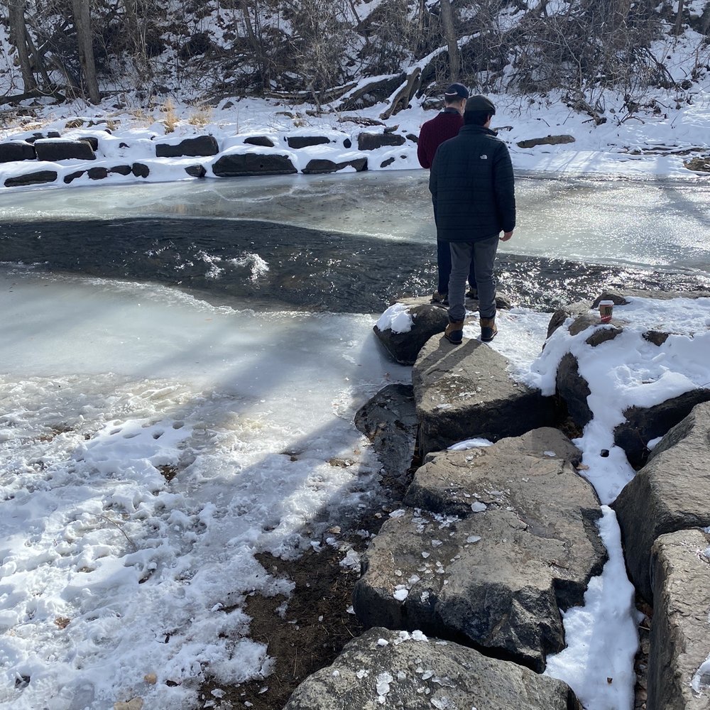 Lions Park - Easy pathway to Clear Creek. Can see why this is a great spot to go tubing in the summer - Playgrounds Near Me - Golden, Colorado Lions Park - Easy pathway to Clear Creek. Can see why this is a great spot to go tubing in the summer - Playgrounds Near Me - Golden, Colorado