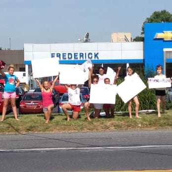 Frederick Chevrolet - 2-4-6-8 who do we appreciate? Our car wash fundraisers! - Auto Repair Near Me - Lebanon, Pennsylvania Frederick Chevrolet - 2-4-6-8 who do we appreciate? Our car wash fundraisers! - Auto Repair Near Me - Lebanon, Pennsylvania