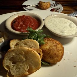 Deep fried goats cheese Deep fried goats cheese