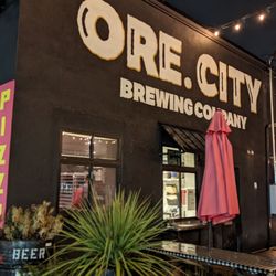 Ranch - Outdoor seating: corner of Washington/14th  + Food carts in back, Indoor Seating, 1 Big Screen projector for BxB games @ OC Brewing
