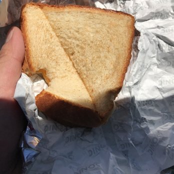 Sonic Drive-In - Last time I had a grilled cheese like this is when I made it myself when I was 4 years old using a microwave - Burgers Near Me - Tracy, California Sonic Drive-In - Last time I had a grilled cheese like this is when I made it myself when I was 4 years old using a microwave - Burgers Near Me - Tracy, California