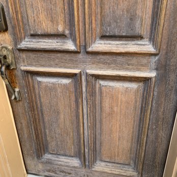 Sturdy Doors Refinishing - close-up of old door - Painters Near Me - Dallas, Texas Sturdy Doors Refinishing - close-up of old door - Painters Near Me - Dallas, Texas