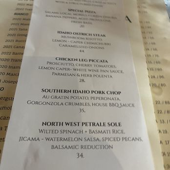 Enoteca - The specials 7/23/23 - Italian Near Me - Ketchum, Idaho Enoteca - The specials 7/23/23 - Italian Near Me - Ketchum, Idaho