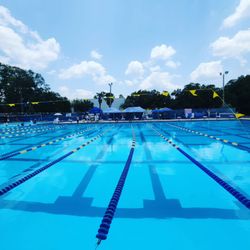 Dwight H. Hunter Pool - Lap lanes.