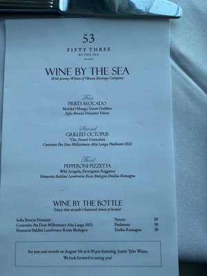 Menu photo 3 53 By The Sea Honolulu, HI Menu photo 3 53 By The Sea Honolulu, HI