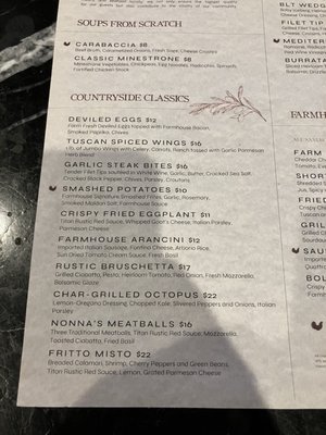 Menu photo 6 The Farmhouse Tuscan Alexandria, VA