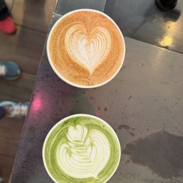 Chai and matcha Chai and matcha
