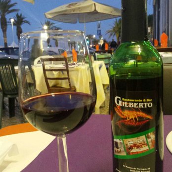 Restaurante Gilberto - 4.50€ for a half bottle of house wine. Can't complain about the price or the product. - Seafood Near Me - Lagos, 08 Restaurante Gilberto - 4.50€ for a half bottle of house wine. Can't complain about the price or the product. - Seafood Near Me - Lagos, 08