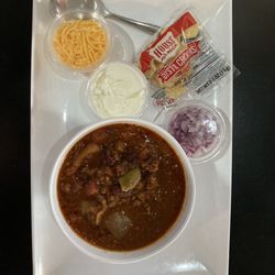 In Plane View - Cup of chili