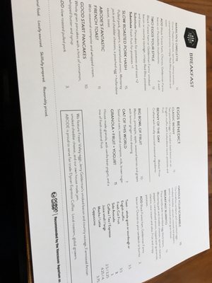 Menu photo 6 ABODE Restaurant & Coffee Bar Vancouver, BC