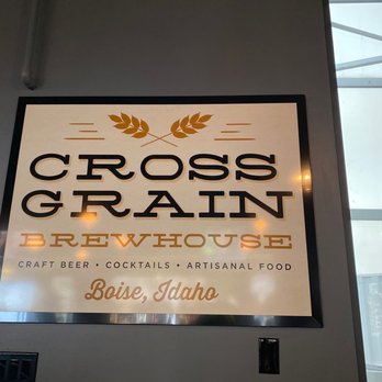 Cross Grain Brewhouse - Cross Grain Brewhouse logo sign - American Near Me - Boise, Idaho Cross Grain Brewhouse - Cross Grain Brewhouse logo sign - American Near Me - Boise, Idaho