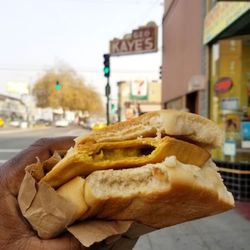 Minto Jamaican Market - Chicken patty in between warm coco bread!