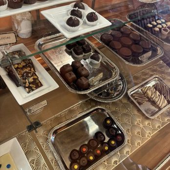 Cocoa Safari Chocolates - Ruffles on top shelf - Candy Stores Near Me - Madison, Indiana