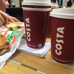 Costa - one chai tea latte and one Americano!