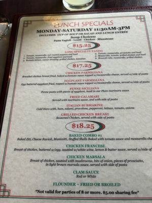 Menu photo 1 Mama Lisa Restaurant Mastic, NY