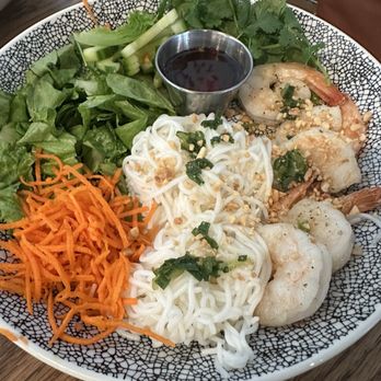 Little Miss Ha - Vermicelli Noodle Bowl with Shrimp - Vietnamese Near Me - St. Augustine, Florida Little Miss Ha - Vermicelli Noodle Bowl with Shrimp - Vietnamese Near Me - St. Augustine, Florida