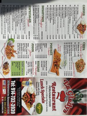 Menu photo 2 La Gladys Restaurant ll Mamaroneck, NY