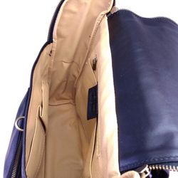 Cuor di Pelle - Black Lux Double Zippered Backpack - Genuine Leather