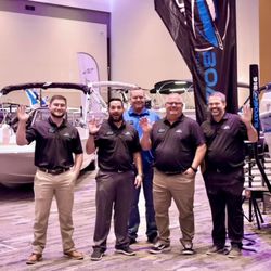 918 Boats - The 918 Boats crew at the Oklahoma Boat Expo back in January. It's time to go boating.