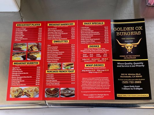Menu photo 5 Golden Ox Burgers Montebello, CA Menu photo 5 Golden Ox Burgers Montebello, CA