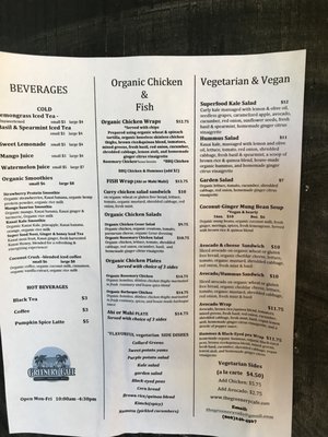 Menu photo 3 The Greenery Cafe Lihue, HI