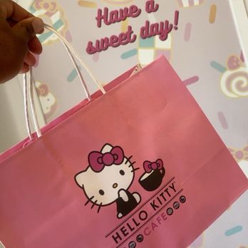 Hello Kitty Cafe - Cute bag and photo wall - Cafes Near Me - Irvine, California
