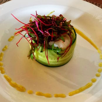 Academic Bistro - a cucumber dish on a white plate - New American Near Me - Philadelphia, Pennsylvania Academic Bistro - a cucumber dish on a white plate - New American Near Me - Philadelphia, Pennsylvania