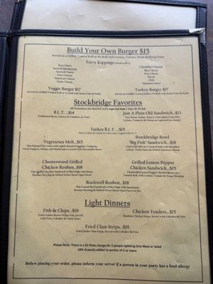 Menu photo 3 Michael's Stockbridge, MA