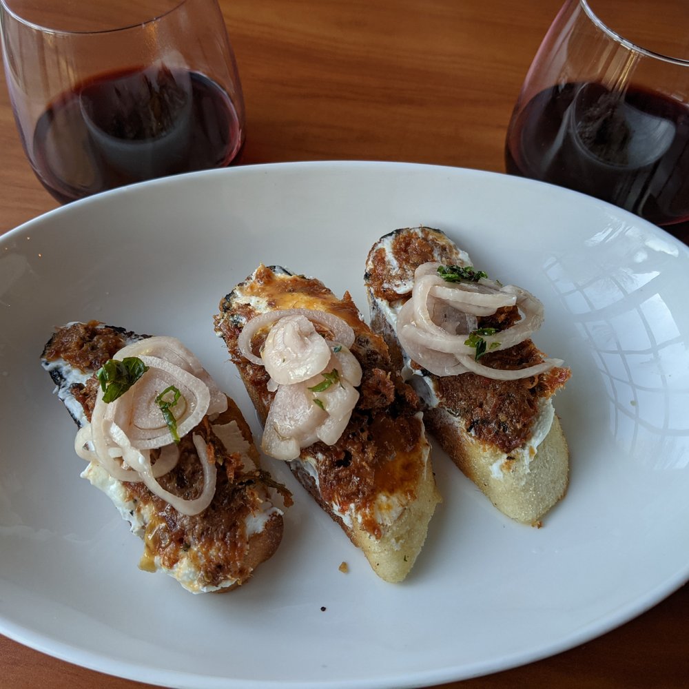 Capers + Olives - Bruschetta for $12.50. - Italian Near Me - Everett, Washington