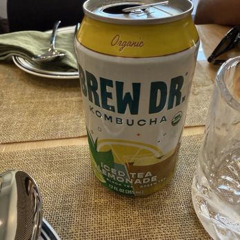 Aegean - Kombucha Iced Tea Lemonade - Mediterranean Near Me - Santa Barbara, California