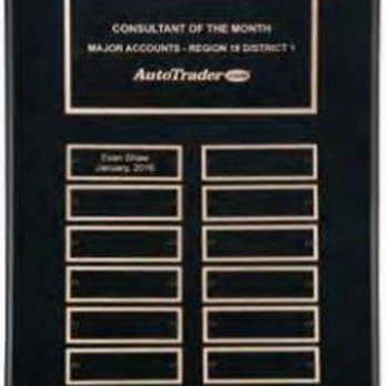Recognition Center - Plaque with name plates - Signmaking Near Me - Holliston, Massachusetts