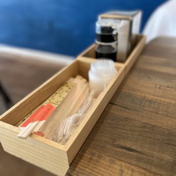 Dear Sushi - Utensils, chopsticks, etc. On the tables - Sushi Bars Near Me - Nashville, Tennessee Dear Sushi - Utensils, chopsticks, etc. On the tables - Sushi Bars Near Me - Nashville, Tennessee
