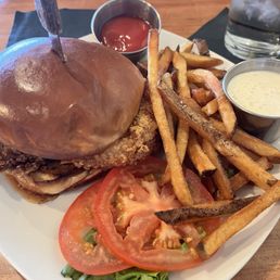 Hot honey Chicken Breast sandwich