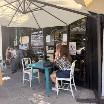 Glowing - The seating just out front - Health Markets Near Me - Los Angeles, California