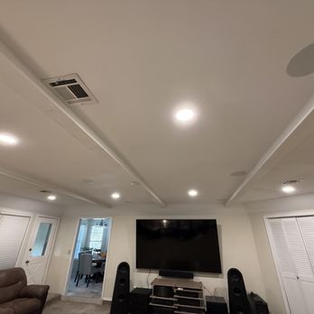 RedHawk Electric - In-ceiling audio/surround sound system and can lights - Electricians Near Me RedHawk Electric - In-ceiling audio/surround sound system and can lights - Electricians Near Me