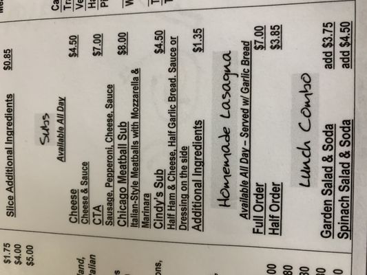 Menu photo 3 Tortugas Homemade Pizza Hoover, AL Menu photo 3 Tortugas Homemade Pizza Hoover, AL