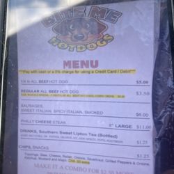 Bite Me Hotdogs and More - Great prices!!