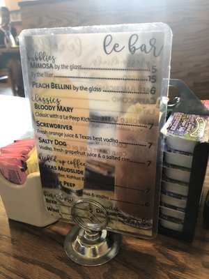 Menu photo 4 Le Peep Houston, TX