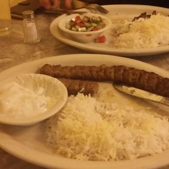 Kababbq Grill & Café - 'saffron' rice. It's as white as the yogurt sauce. - Persian/Iranian Near Me - San Rafael, California
